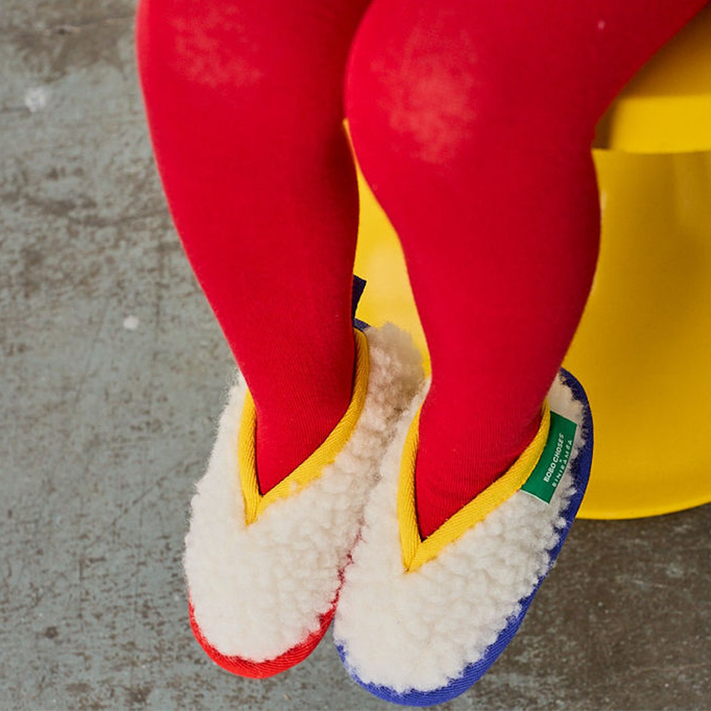 BINIBAMBA Chaussons en laine mérinos 'Bobo x Bini'