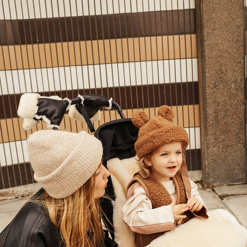 BINIBAMBA  Merino Kinderwagen Handschuhe  Milk - Online MY SNOWFLAKE