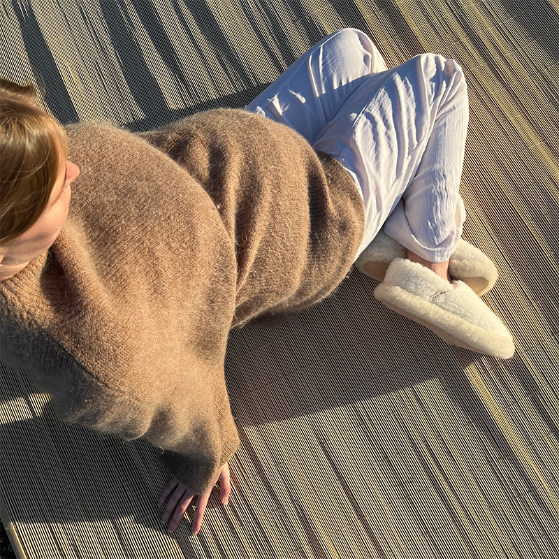 BINIBAMBA Chaussons Mérino « Snuggles » pour Maman Milk