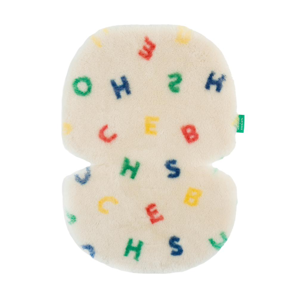 BINIBAMBA  Schaffell-Sitzauflage  'Bobo x Bini' Letterland