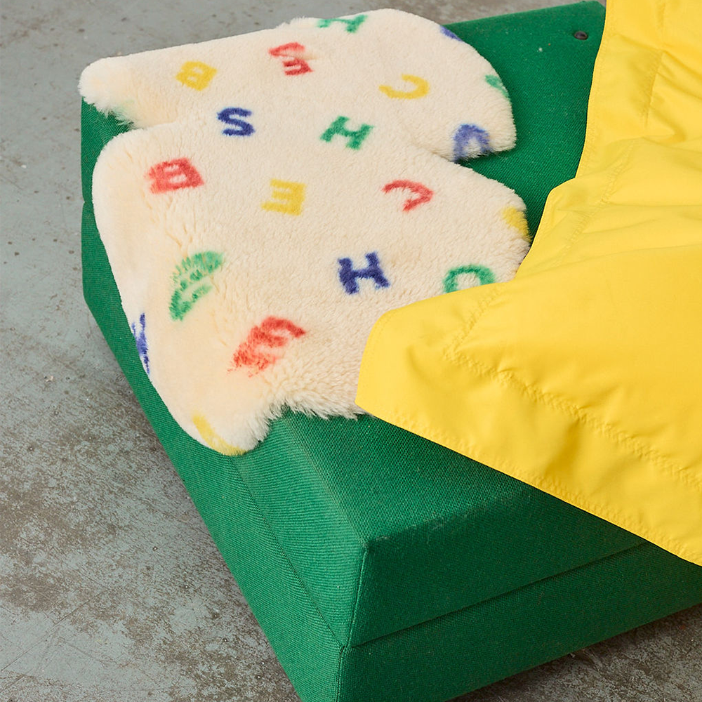 BINIBAMBA  Schaffell-Sitzauflage  'Bobo x Bini' Letterland