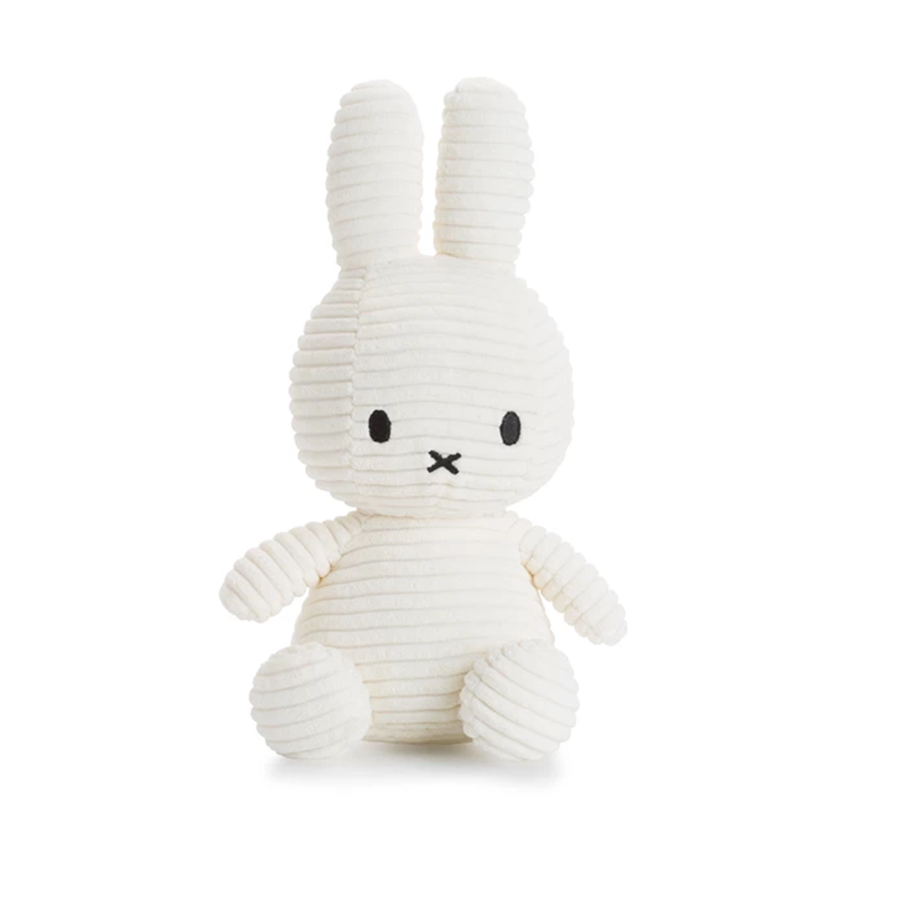 Bon Ton Toys Doudou Miffy 'Velours Côtelé' Blanc