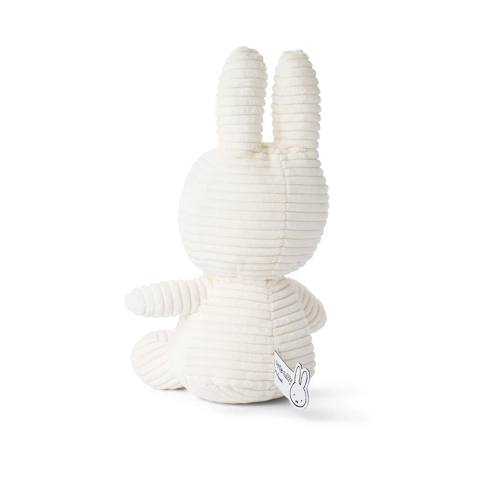 Bon Ton Toys Doudou Miffy 'Velours Côtelé' Blanc