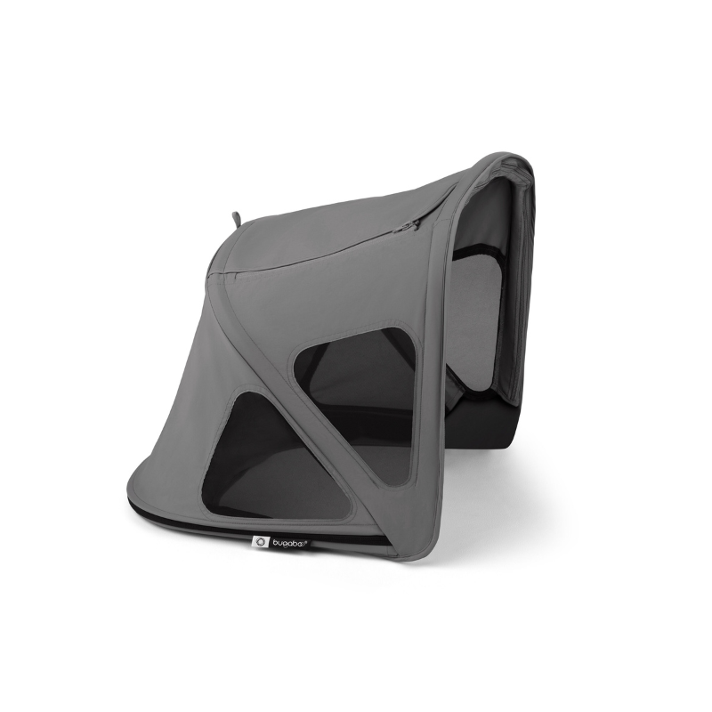 Bugaboo Donkey Sonnendach mit Lüftungsfenster Moon Grey