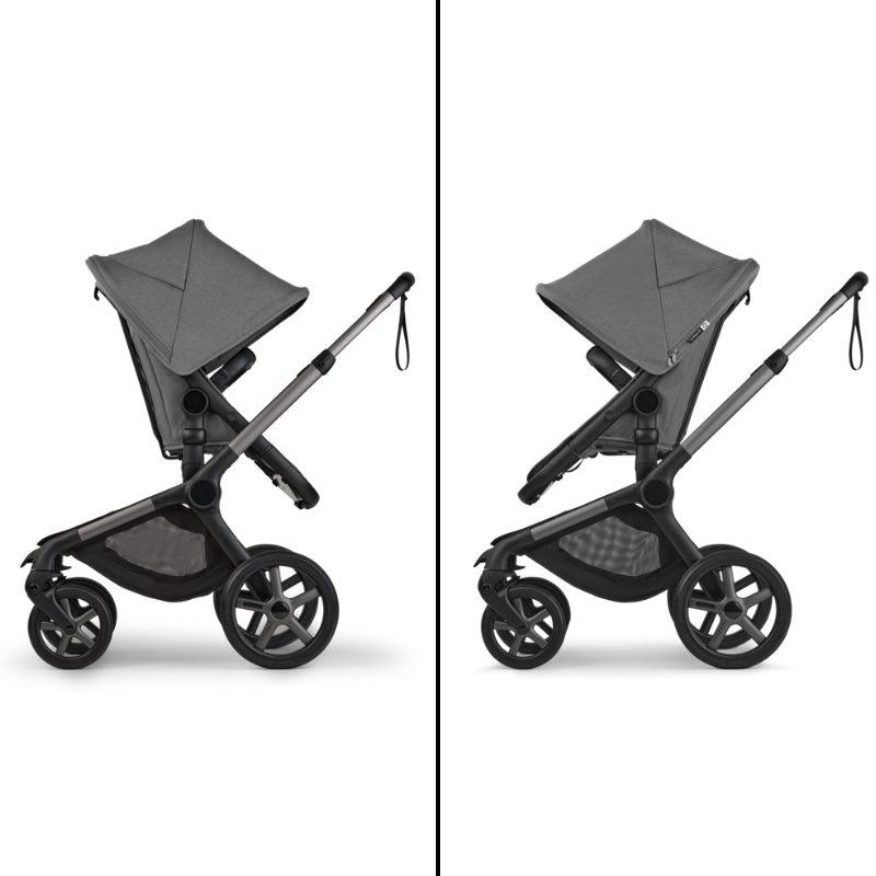 Bugaboo Fox 5 Renew ensemble complet Gris Lune / Châssis Graphite