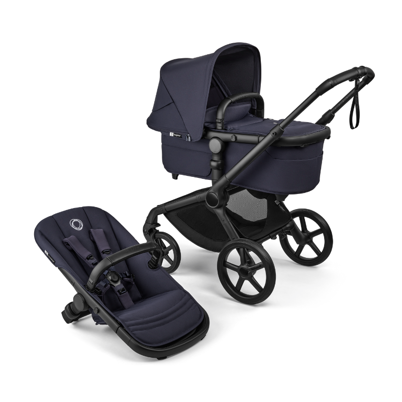 Bugaboo Fox 5 Renew ensemble complet Deep Indigo /Châssis Black