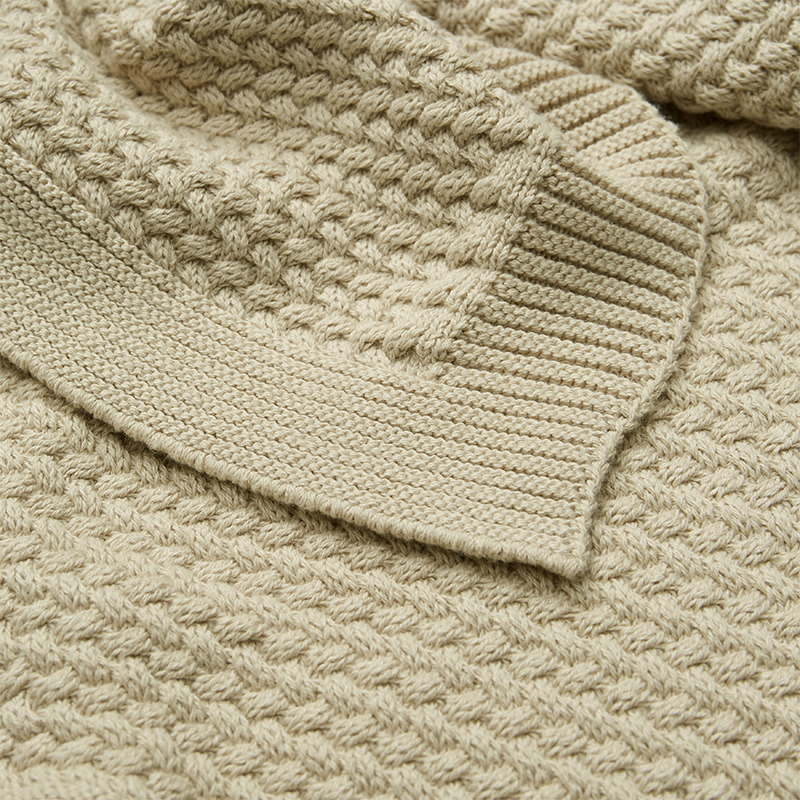 Baby Strickdecke in Beige von Cam Cam.