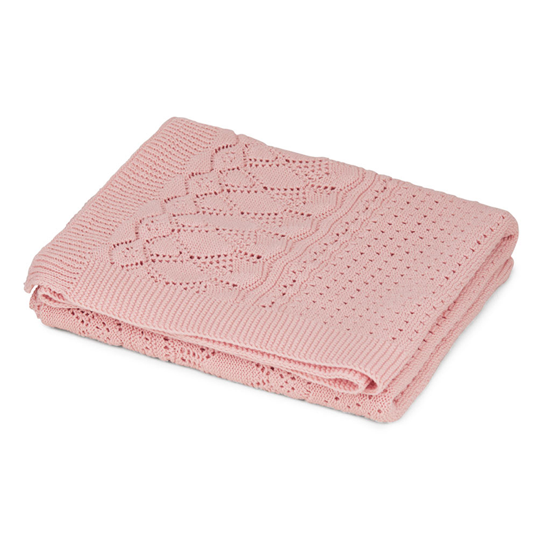 Cam Cam Copenhagen Strickdecke für Babys 'Pointelle' Sorbet