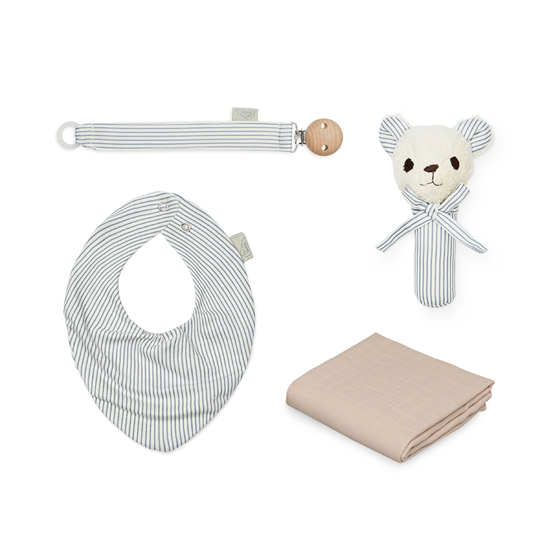Cam Cam Copenhagen Baby Essentials Geschenkbox Classic Stripes Blue - Online MY SNOWFLAKE