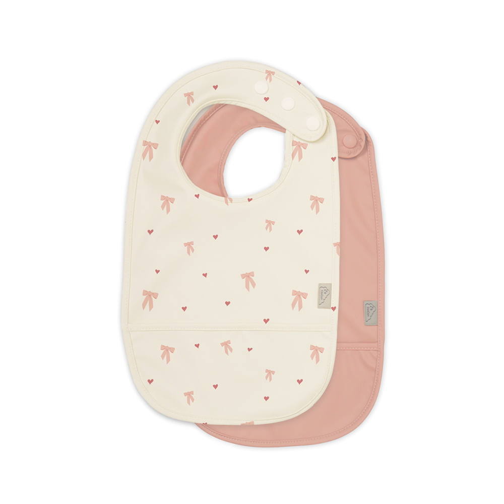 Cam Cam Copenhagen Lätzchen 2-er Set Bows - Online MY SNOWFLAKE
