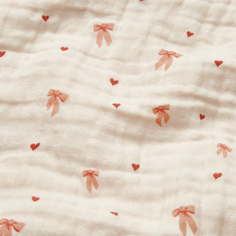 Cam Cam Copenhagen Musselin Babydecke Bows