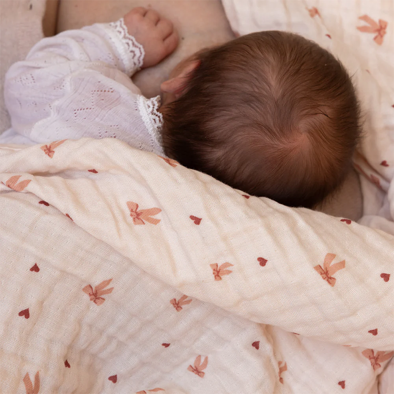Cam Cam Copenhagen Musselin Babydecke Bows