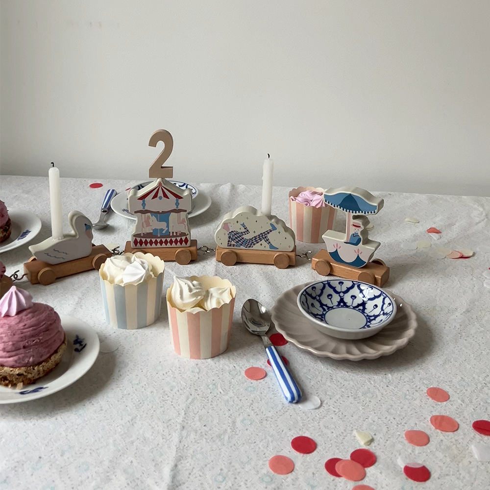 Cam Cam Copenhagen Geburtstagszug Carousel - Online MY SNOWFLAKE
