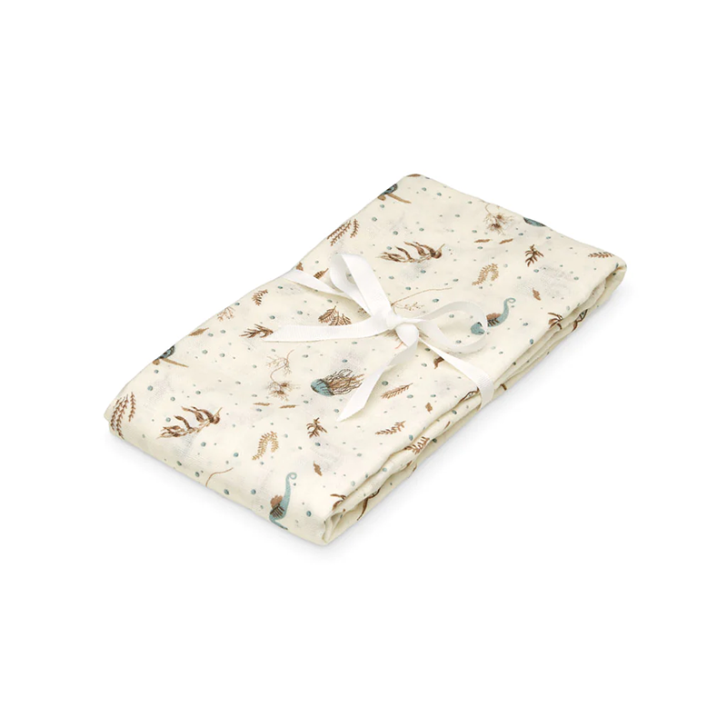 Cam Cam Copenhagen Mulltuch Swaddle Sea Garden - Online MY SNOWFLAKE