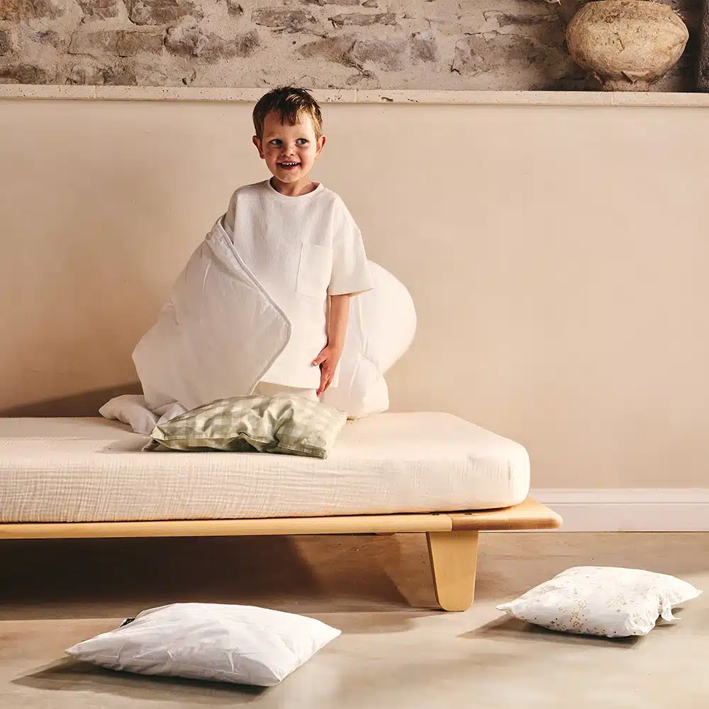 Charlie Crane Fitted Sheet 'YOMI' 80 x 160 cm