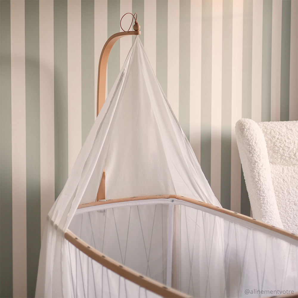 Ciel de lit Charlie Crane 'KIMI' Blanc