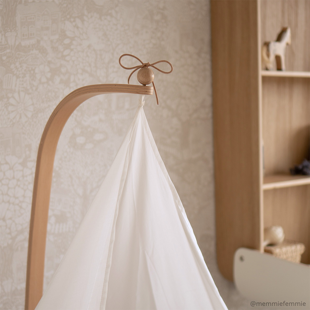 Ciel de lit Charlie Crane 'KIMI' Blanc