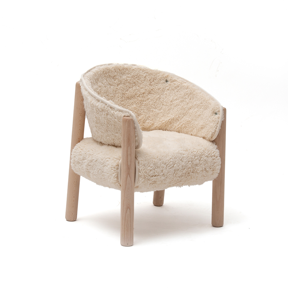 Charlie Crane Children's High Chair 'SABA' Fur Milk
