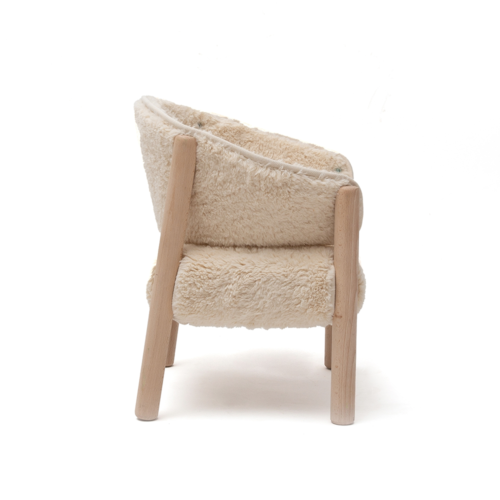Charlie Crane Children's High Chair 'SABA' Fur Milk