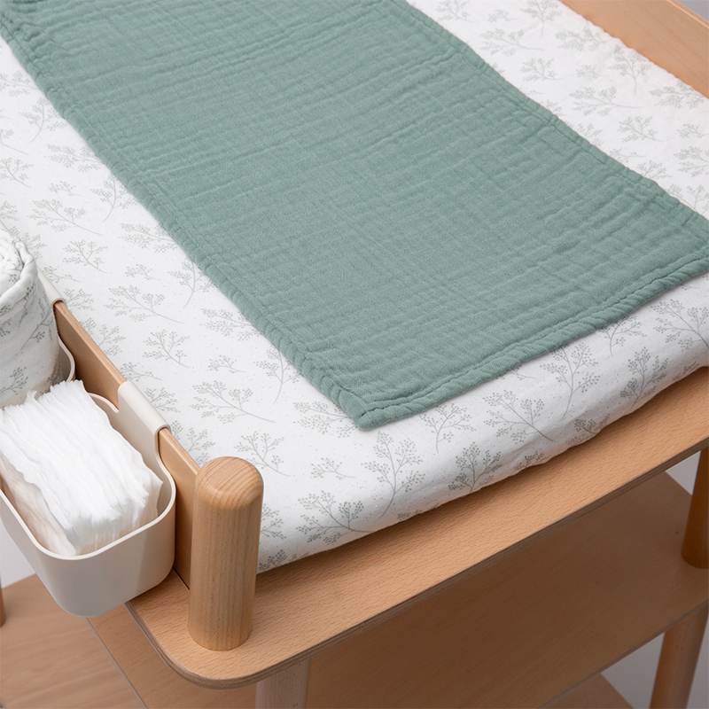 Charlie Crane Wickelkissenbezug und Mulltuch 'NOGA/PAGO' Pearl Blossom - Online MY SNOWFLAKE