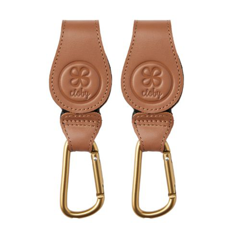 Cloby Stroller Hooks Set of 2 Brown
