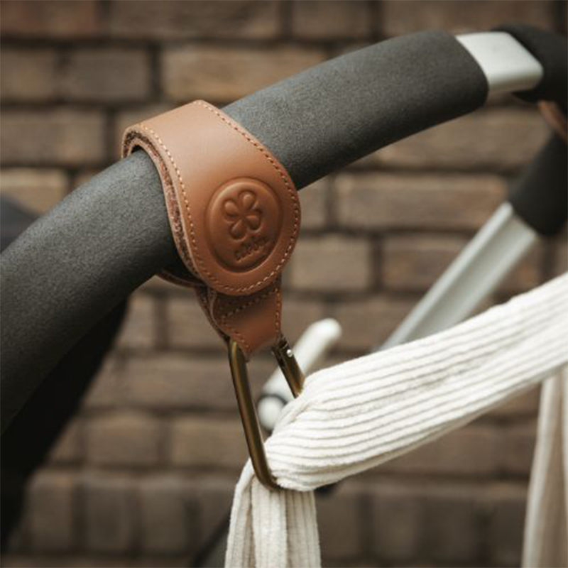 Cloby Stroller Hooks Set of 2 Brown