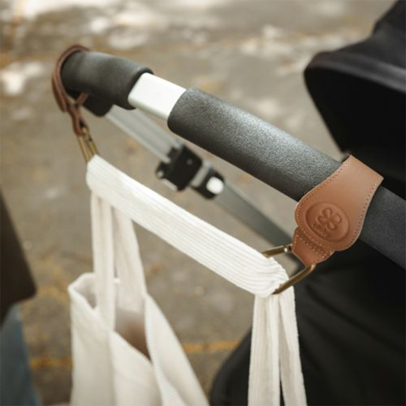 Cloby Stroller Hooks Set of 2 Brown