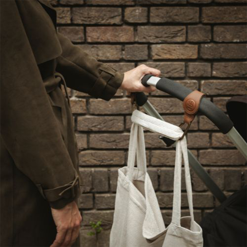 Cloby Stroller Hooks Set of 2 Brown