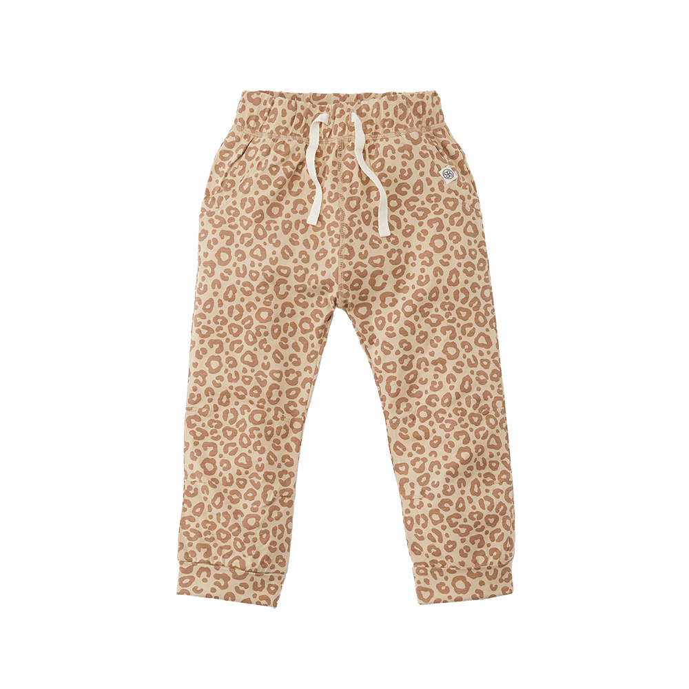 Cloby UV Jogger Pants Leopard Brown