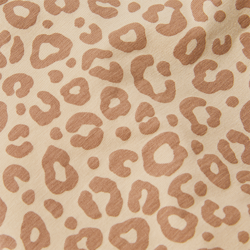 Cloby UV Jogger Pants Leopard Brown