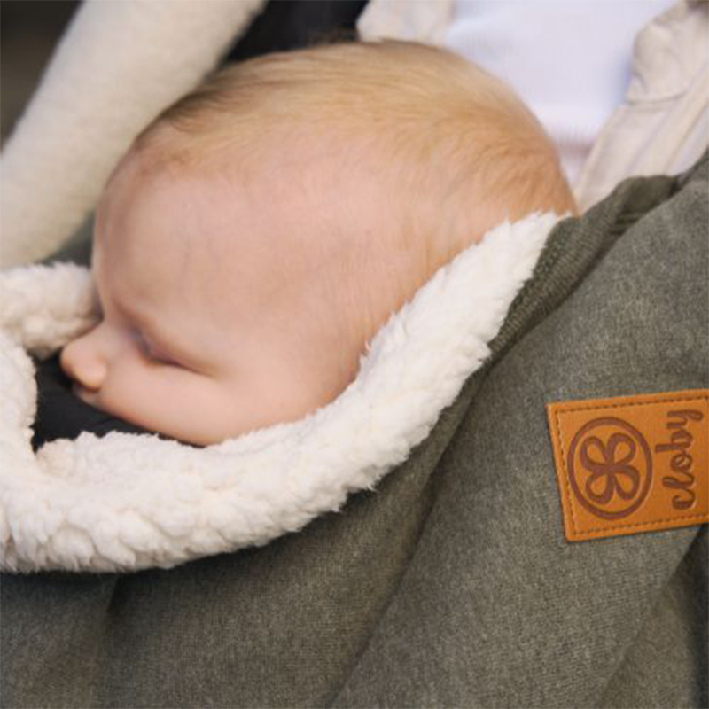 Cloby Teddy Blanket Forest Green