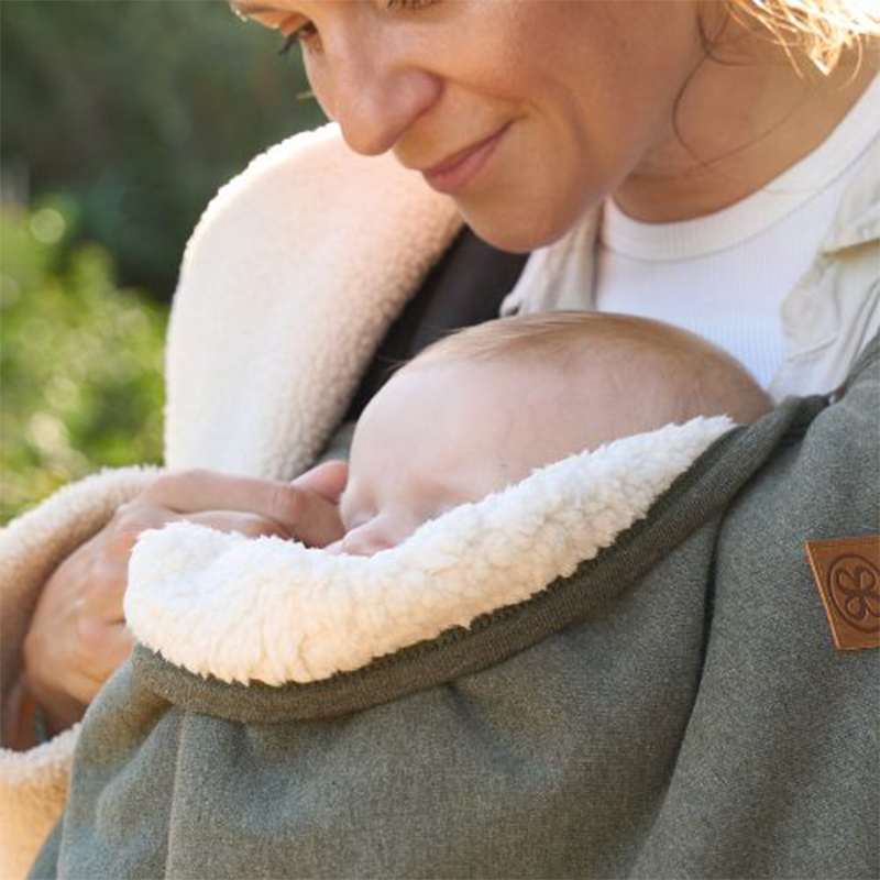Cloby Teddy Blanket Forest Green