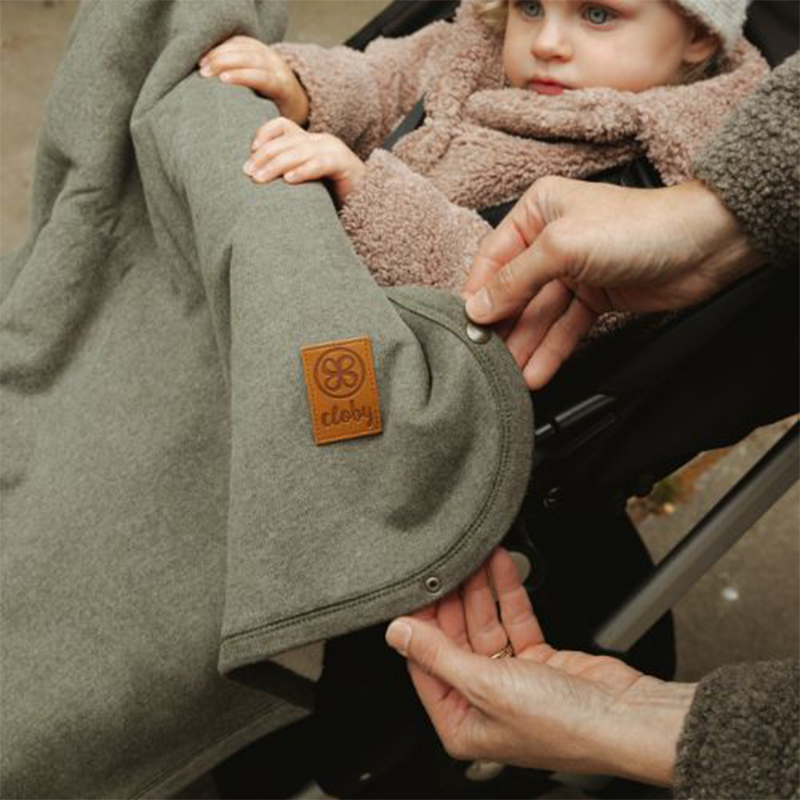 Cloby Teddy Blanket Forest Green