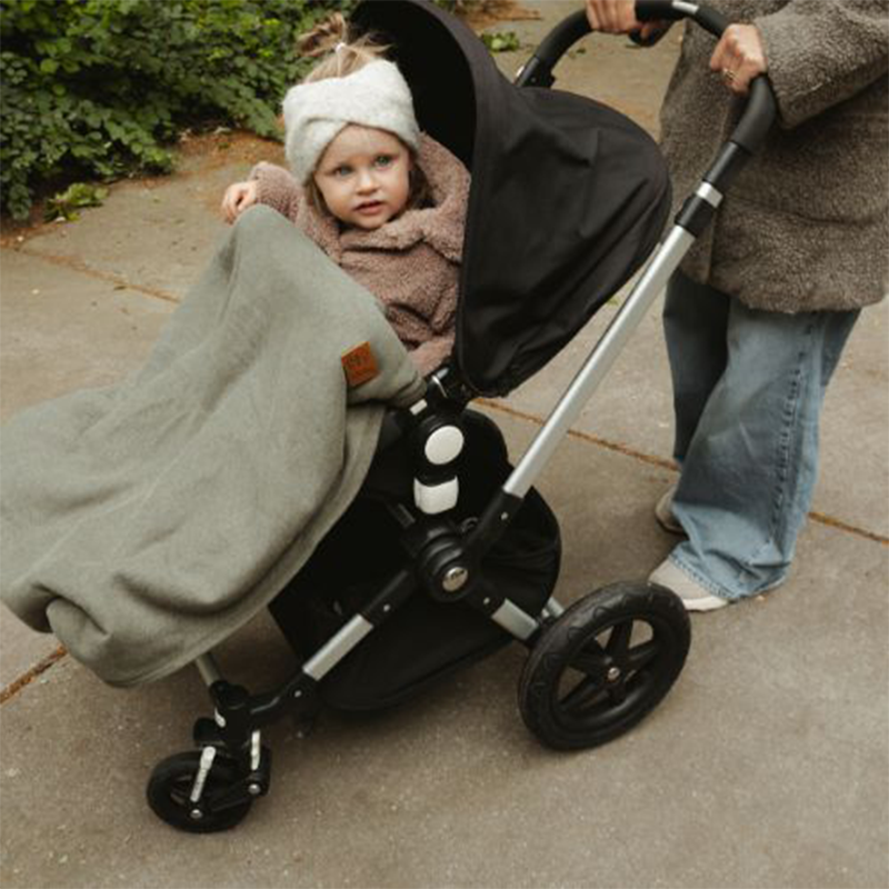 Cloby Teddy Blanket Forest Green