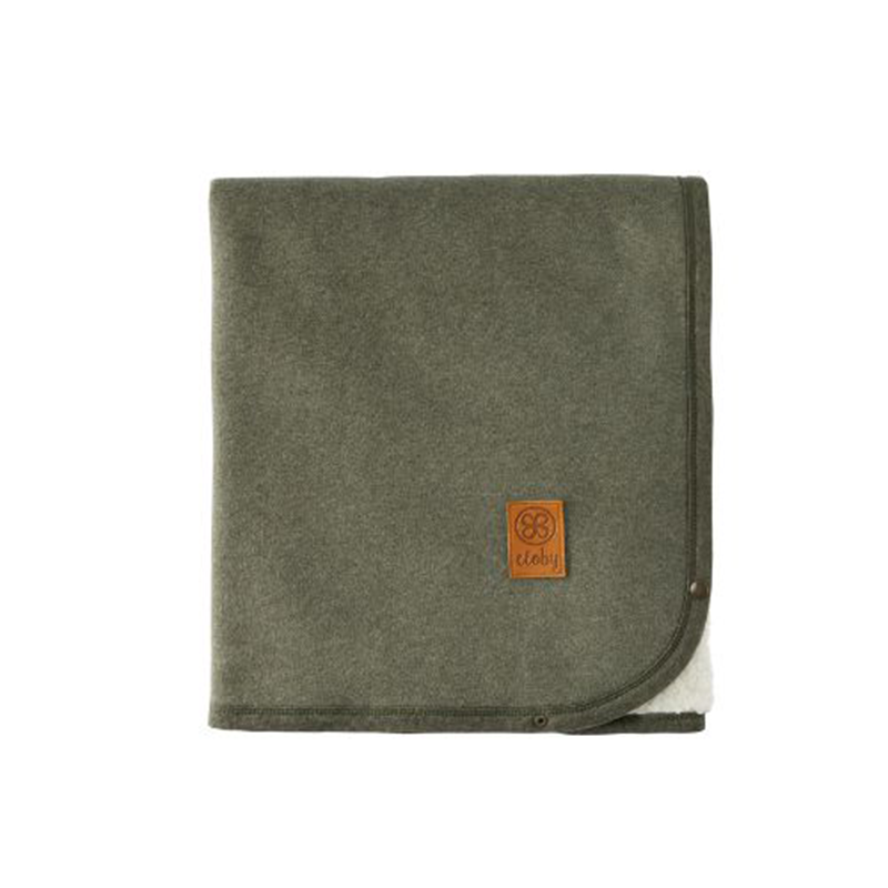 Cloby Teddy Blanket Forest Green
