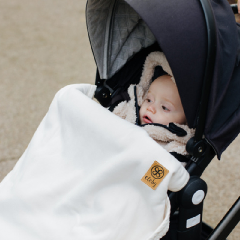 Cloby Teddy Blanket Off White