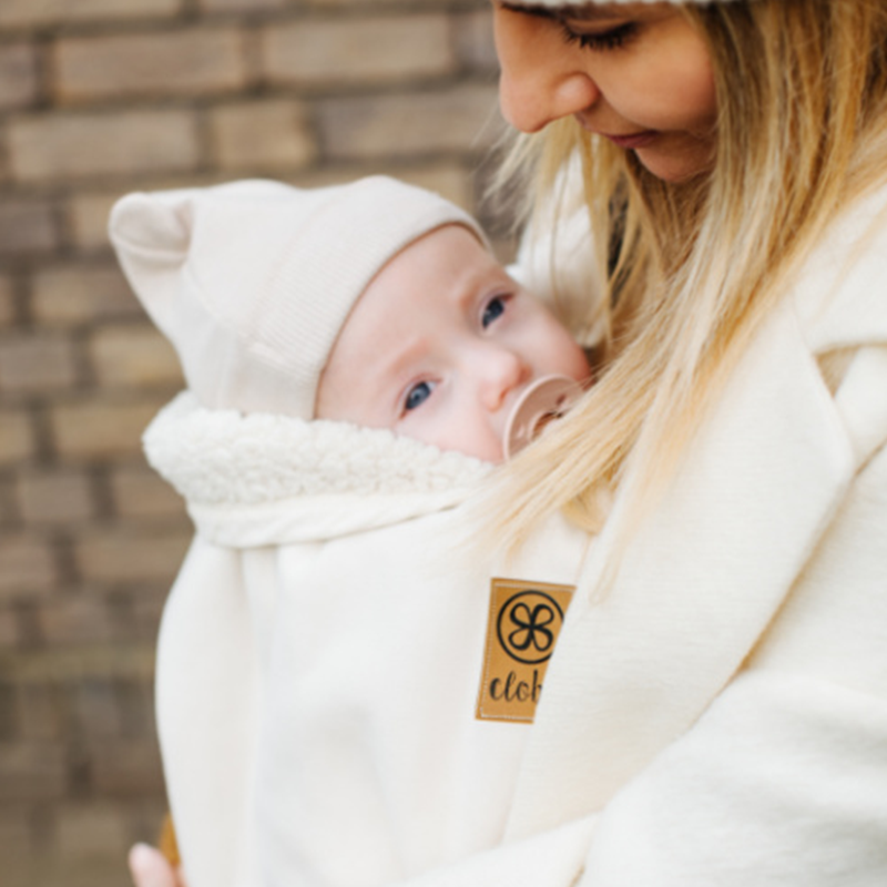 Cloby Teddy Blanket Off White