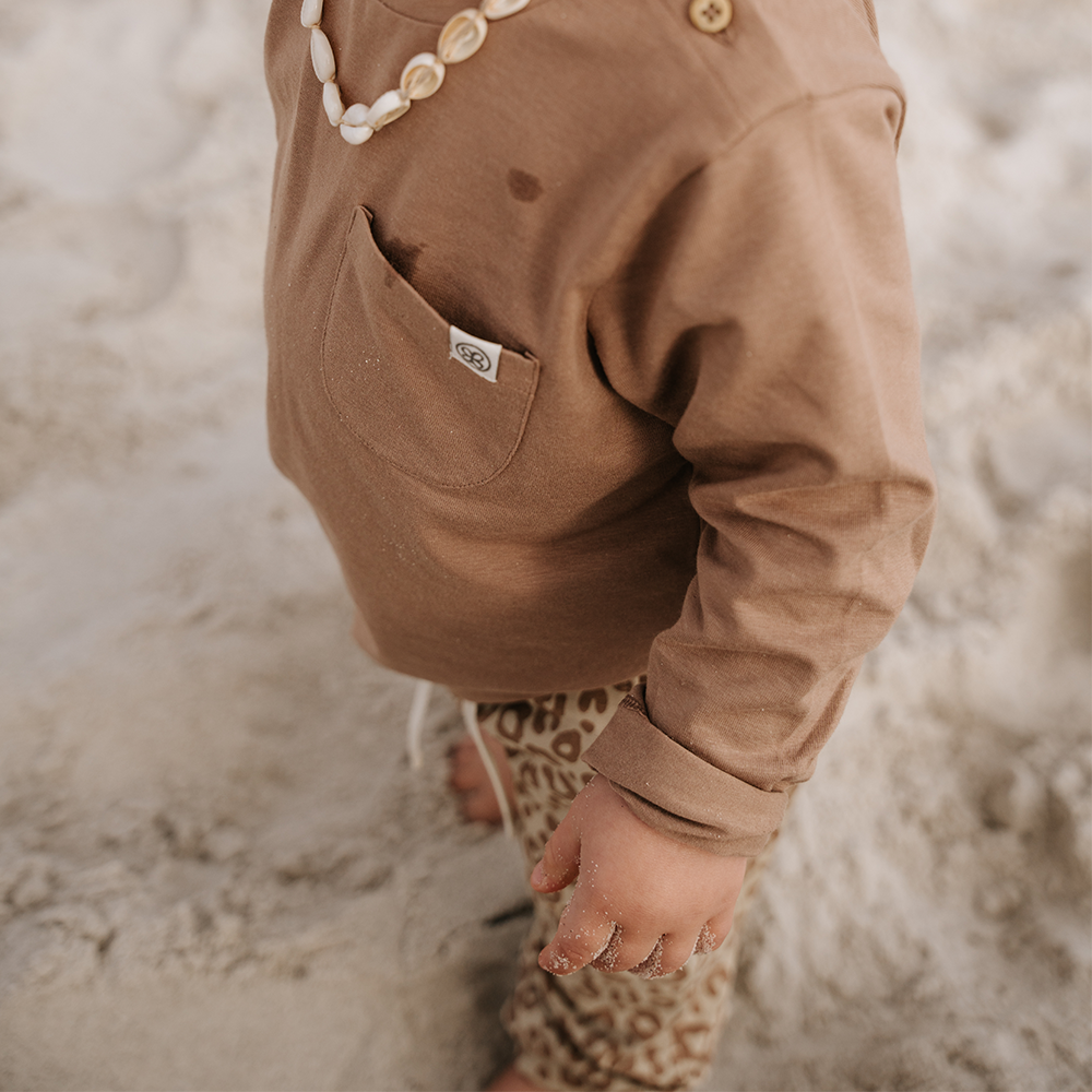 Cloby UV Jogger Pants Leopard Brown