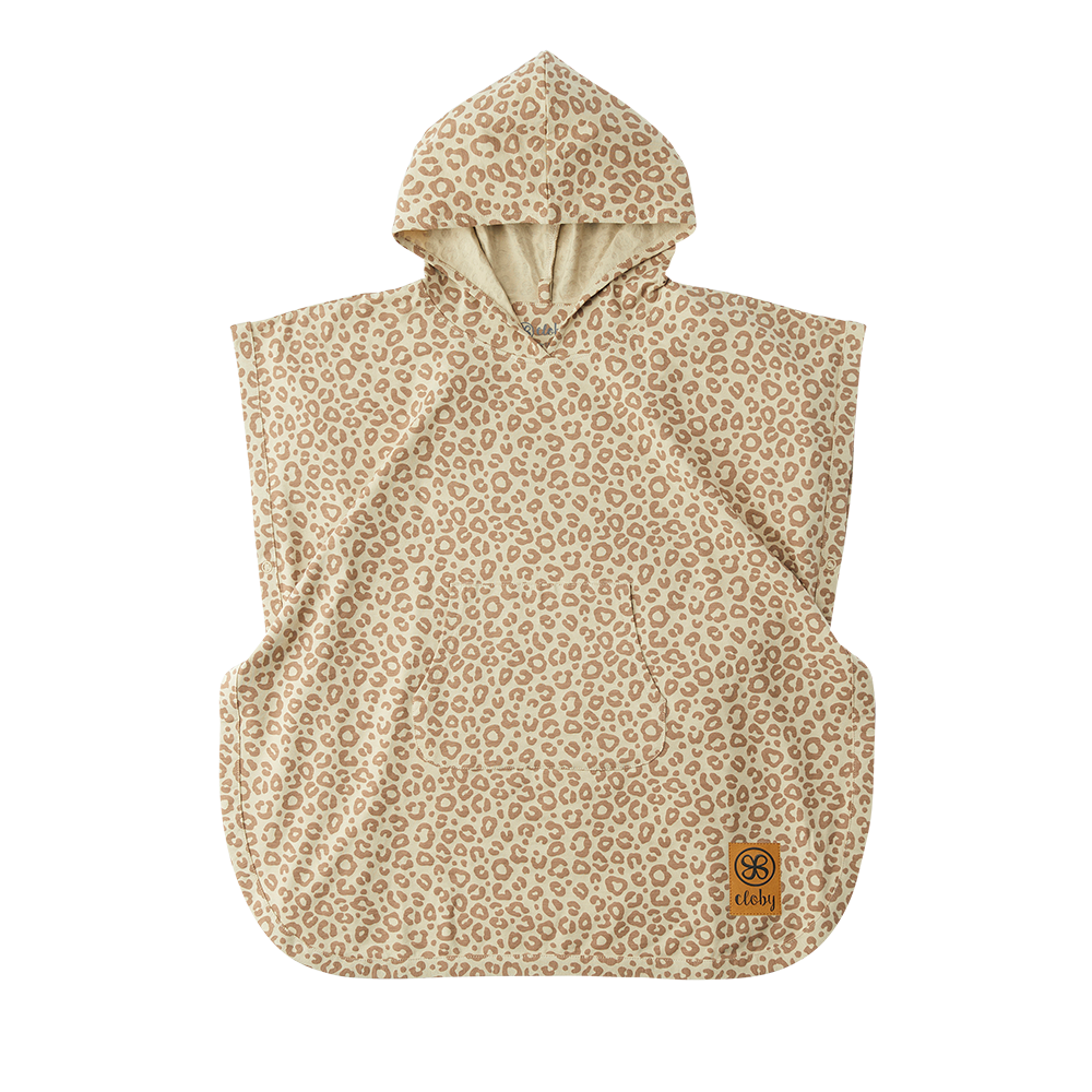 Cloby UV-Poncho Leopard Brown