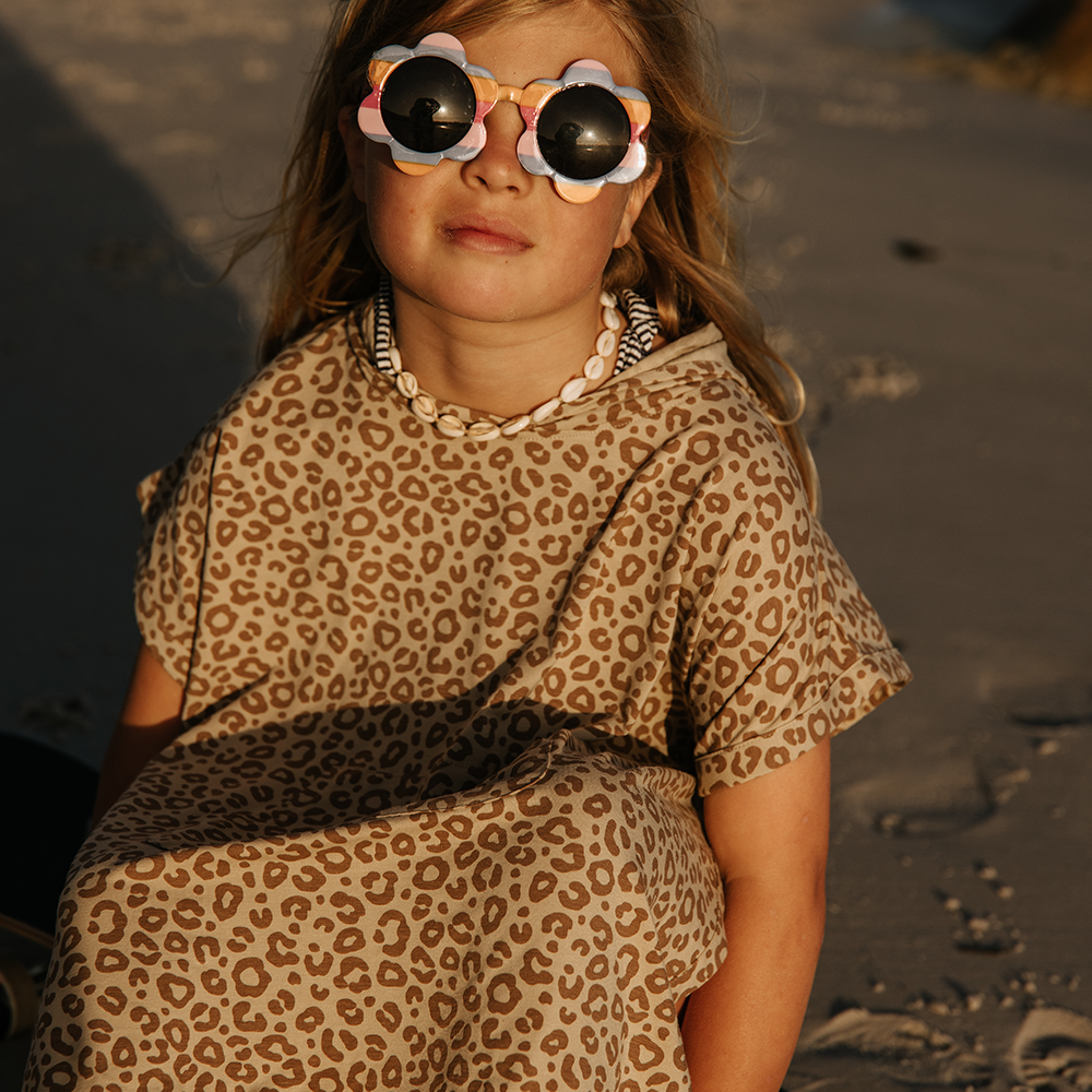 Cloby UV-Poncho Leopard Brown