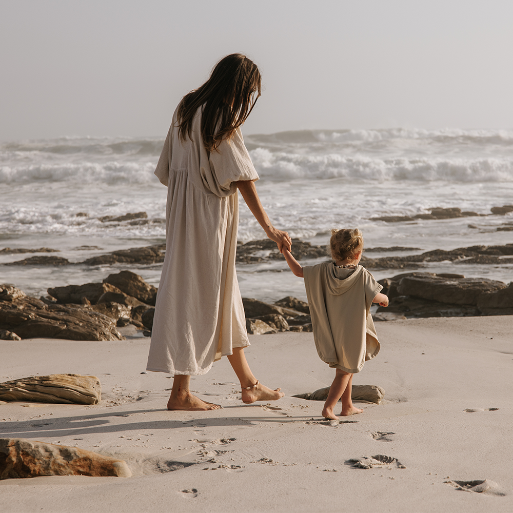 Cloby poncho anti-UV Sandy Beach