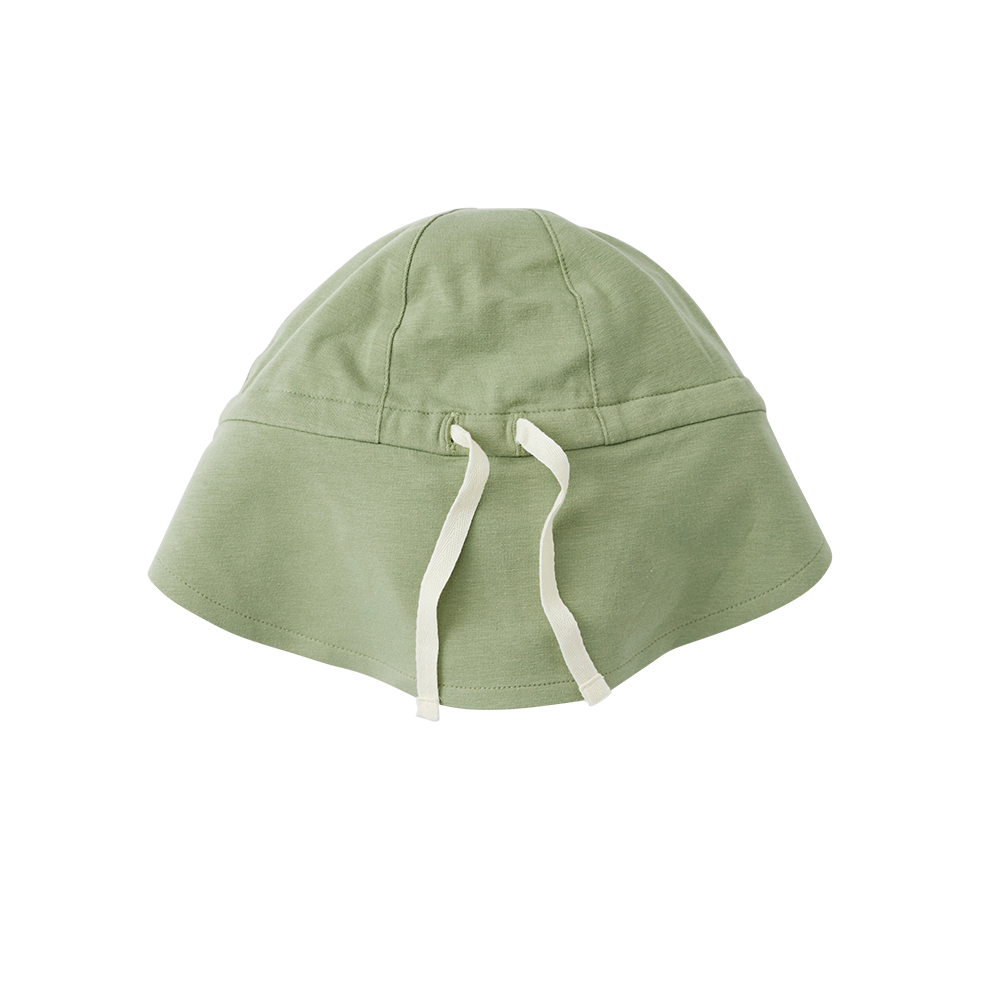 Cloby Chapeau de soleil réversible anti-UV Vert olive/Sable