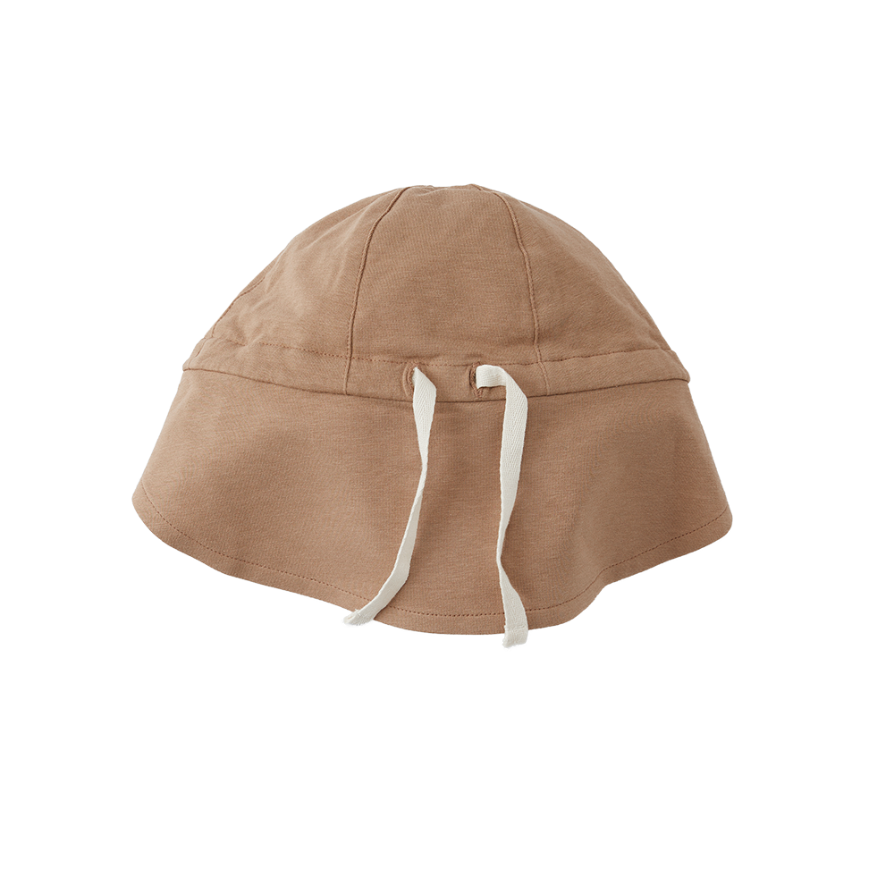 Chapeau de soleil réversible anti-UV Cloby Peanut Brown/Sandy