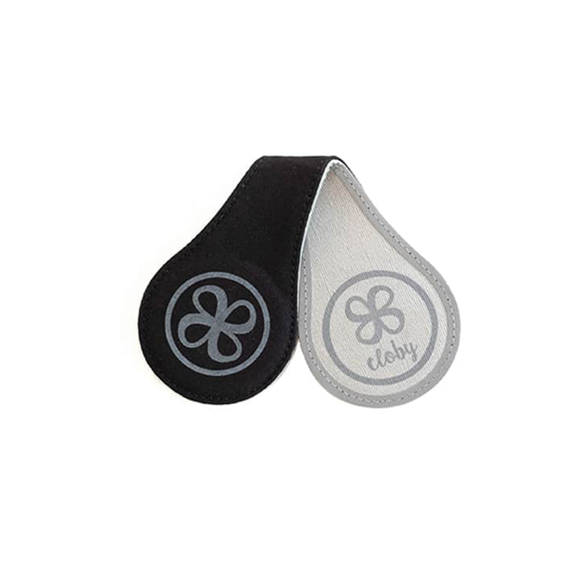 Cloby clips magnétiques réfléchissants lot de 2 noir/gris