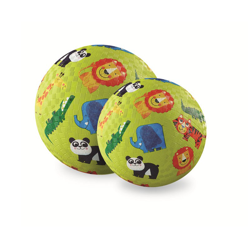 Kleinder Spielball für Kinder mit lustigen Tiermotiven von Crocodile Creek. 