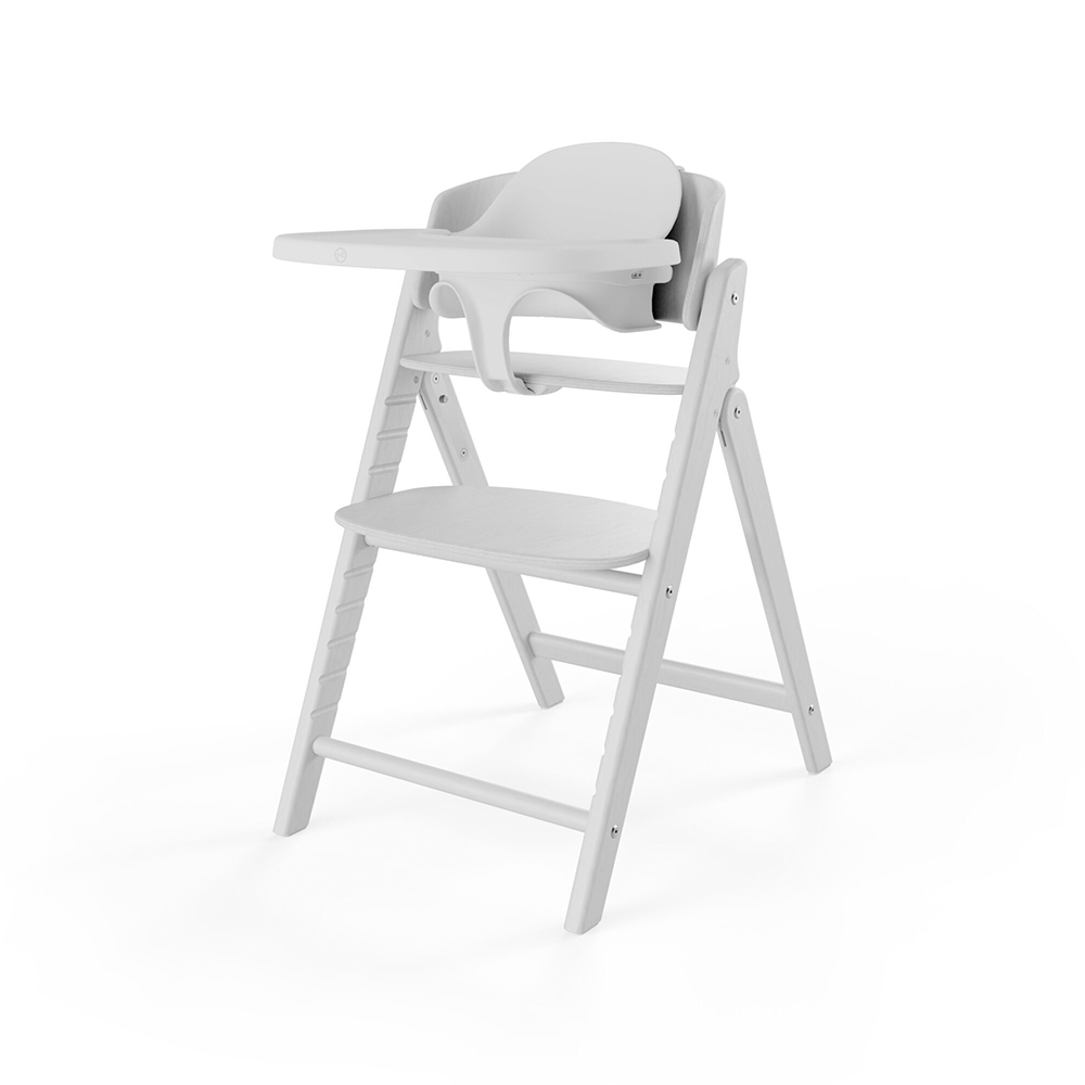 Cybex Click & Fold 3-in-1 High Chair All White