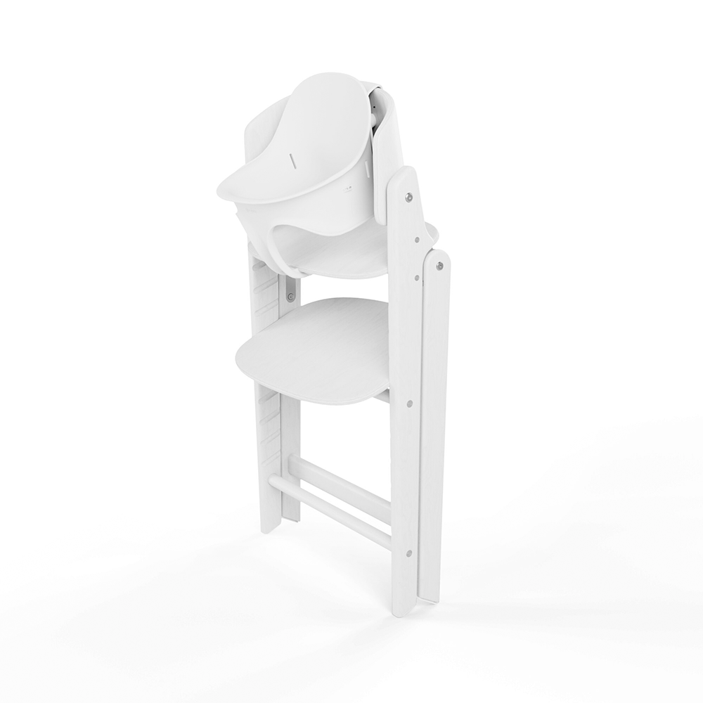 Cybex Click & Fold 3-in-1 High Chair All White
