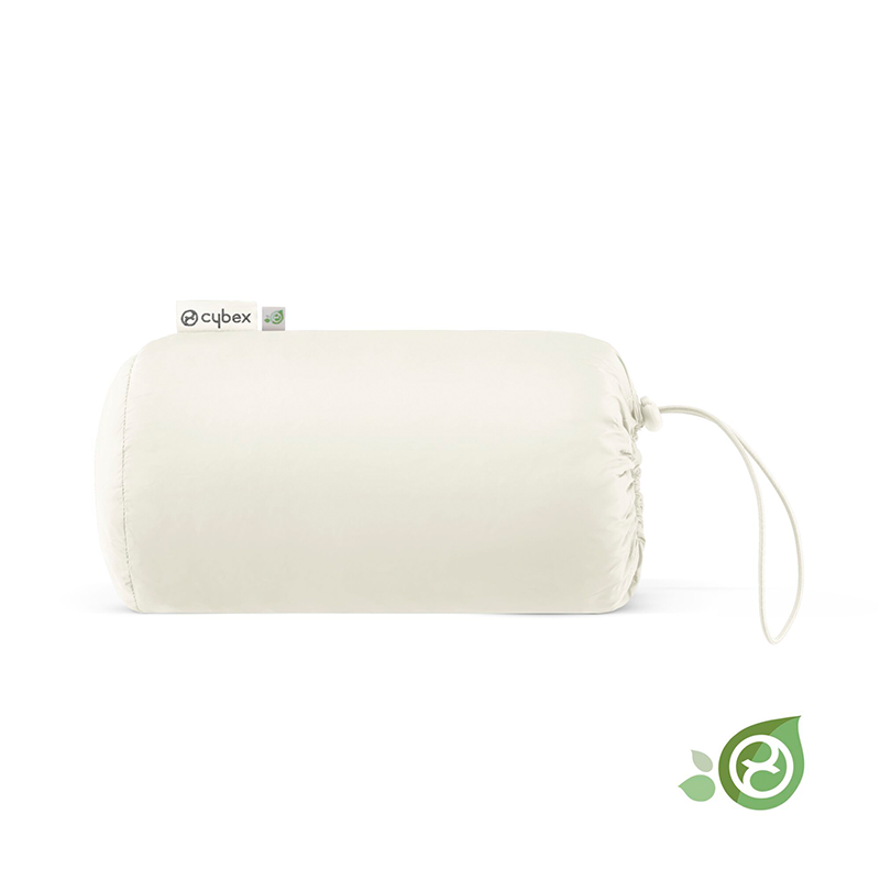 Aufbewahrungsbeutel für Fusssack für Kinderwagen von Cybex in Beige.