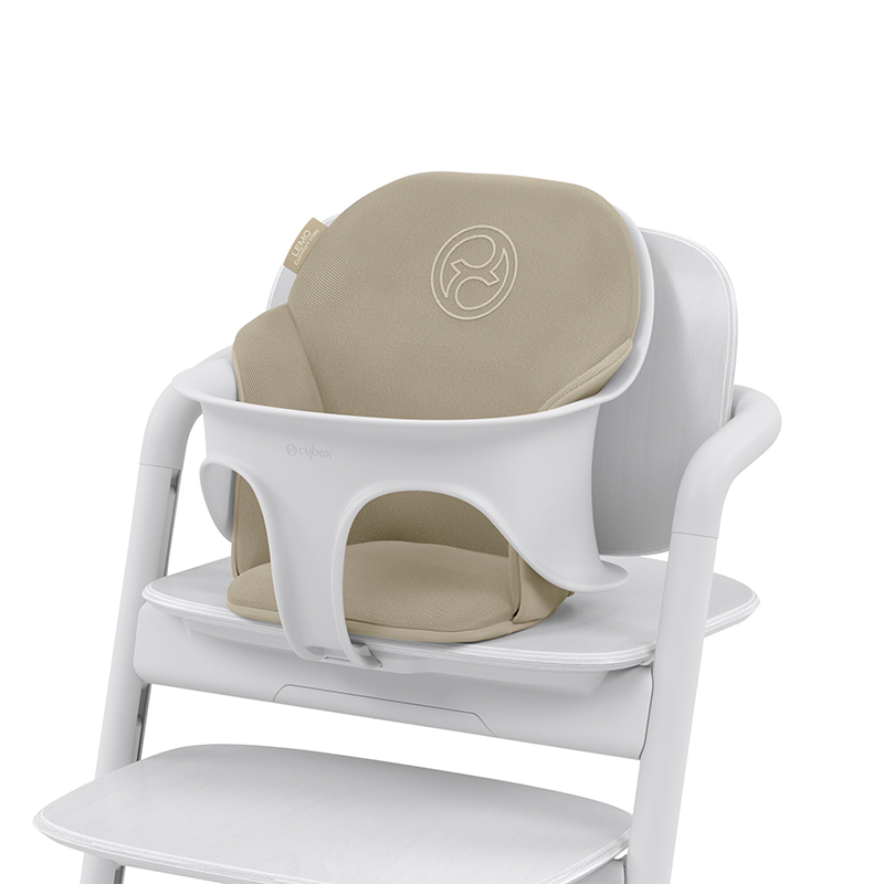 Sitzkissen für den Cybex Lemo Hochstuhl in Sand im Cybex Lemo Babysitz in Sand White.