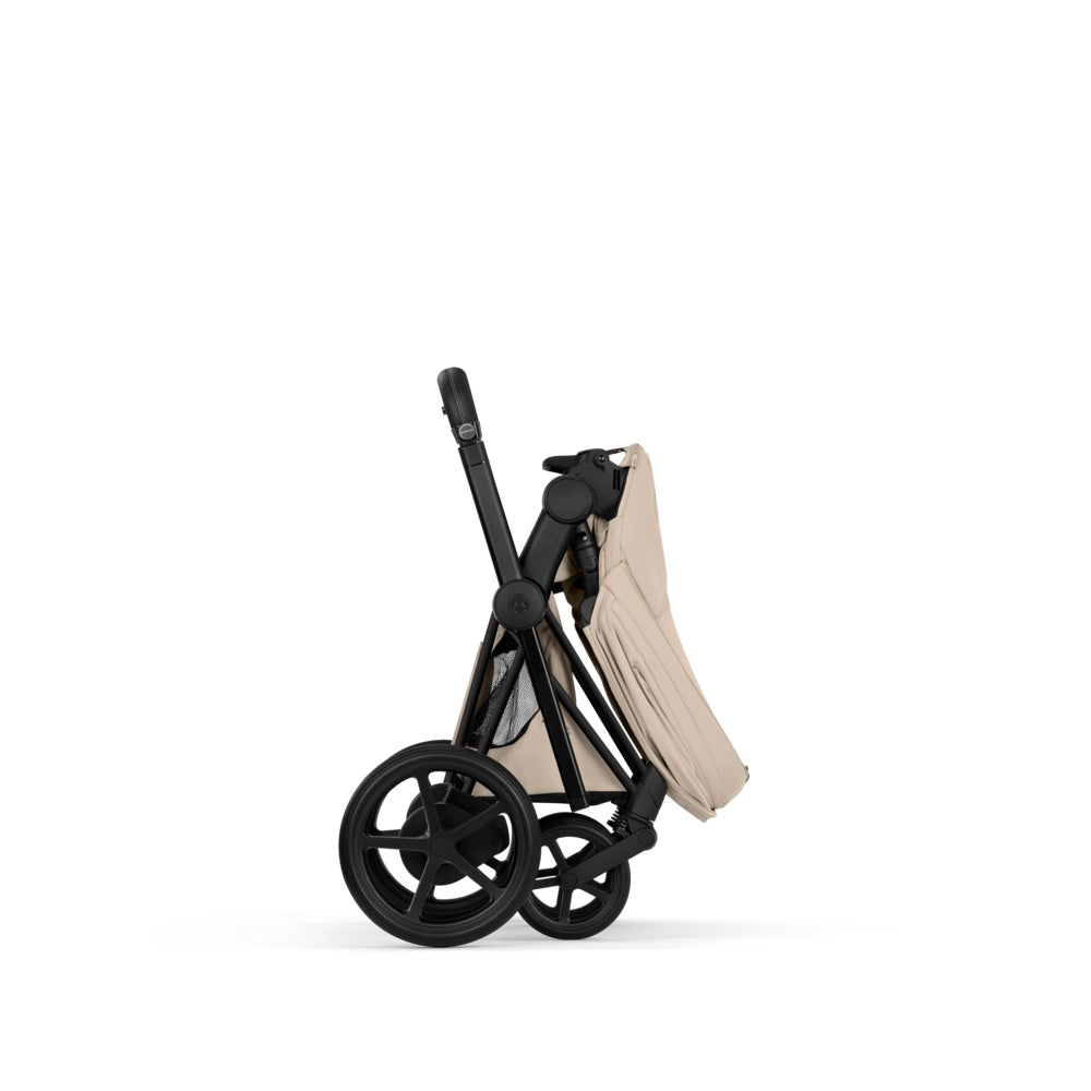 Cybex  e-Priam Style Matt Black/Cozy Beige